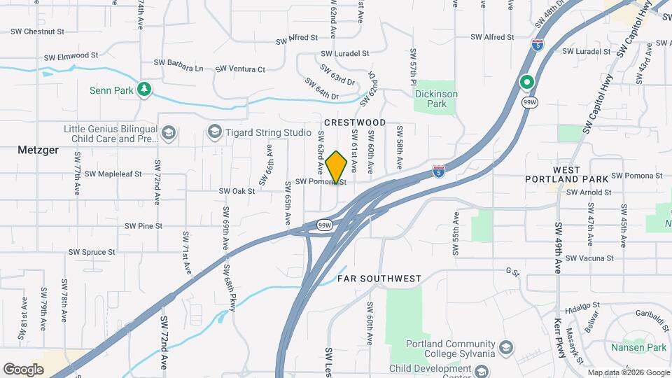 Ashcreek Commons Map and Location Details