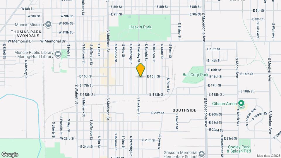 2302 S Hackley St Map and Location Details