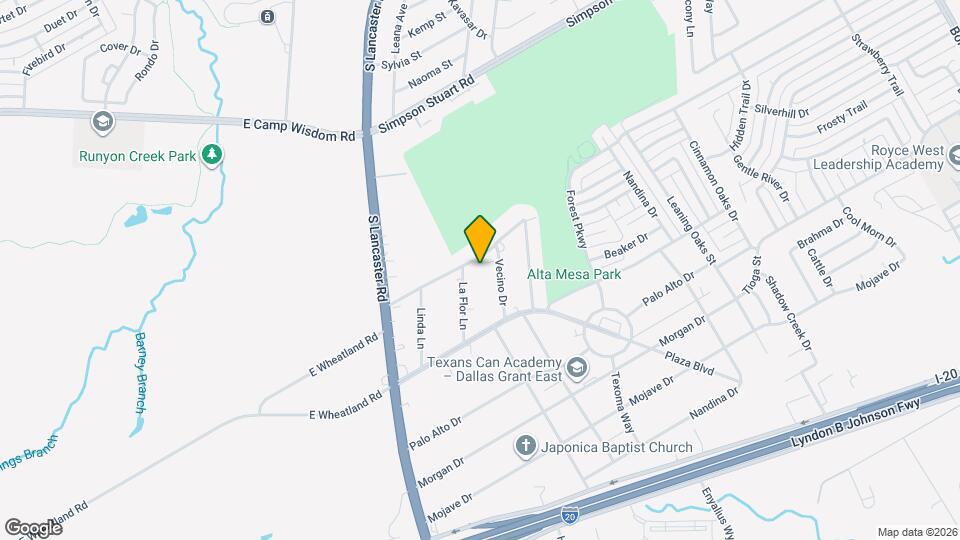 2616 Alamain Dr Mapa y Detalles de la Ubicación