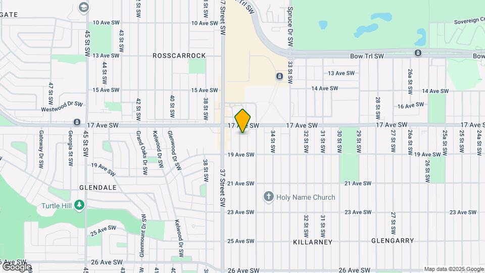 1914 36 St SW Map and Location Details