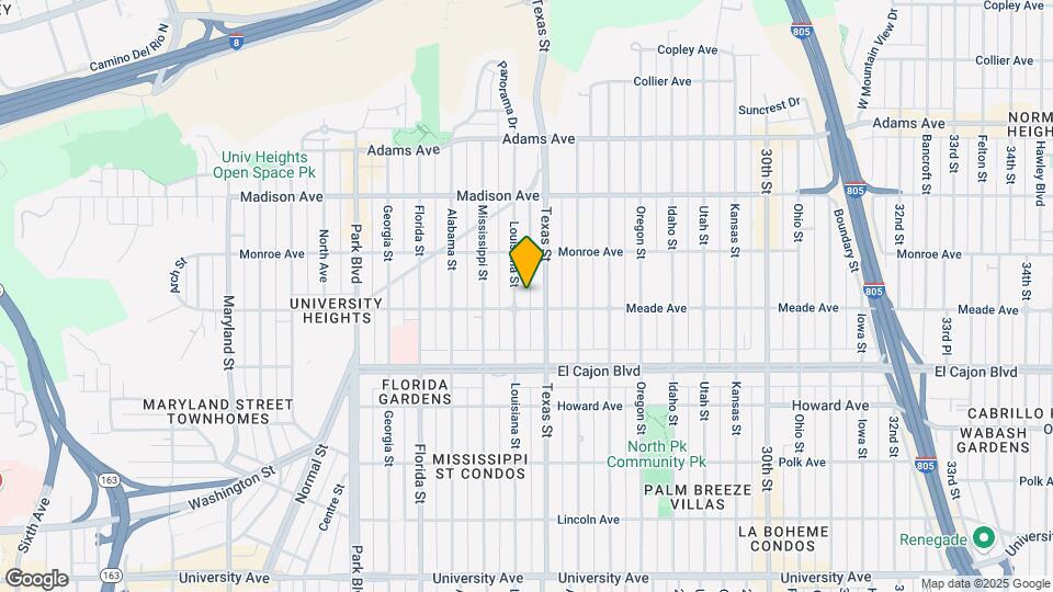 4419 Louisiana St Map and Location Details