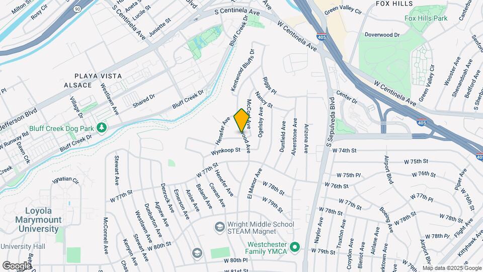 7449 Kentwood Ave Map and Location Details