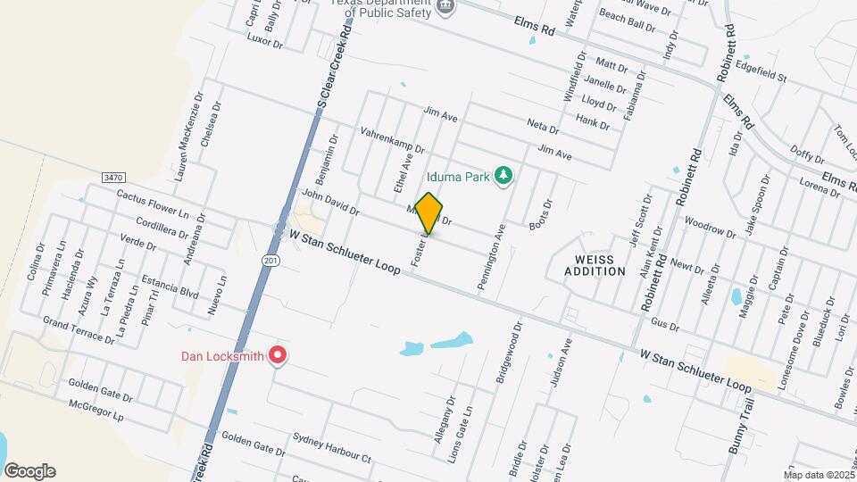 4708 John David Dr Map and Location Details