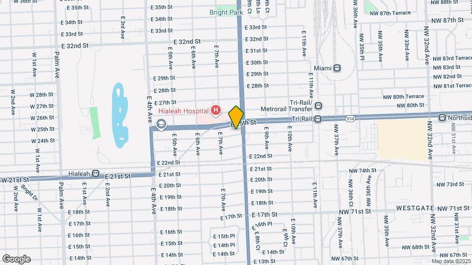775 E 24th St Map and Location Details