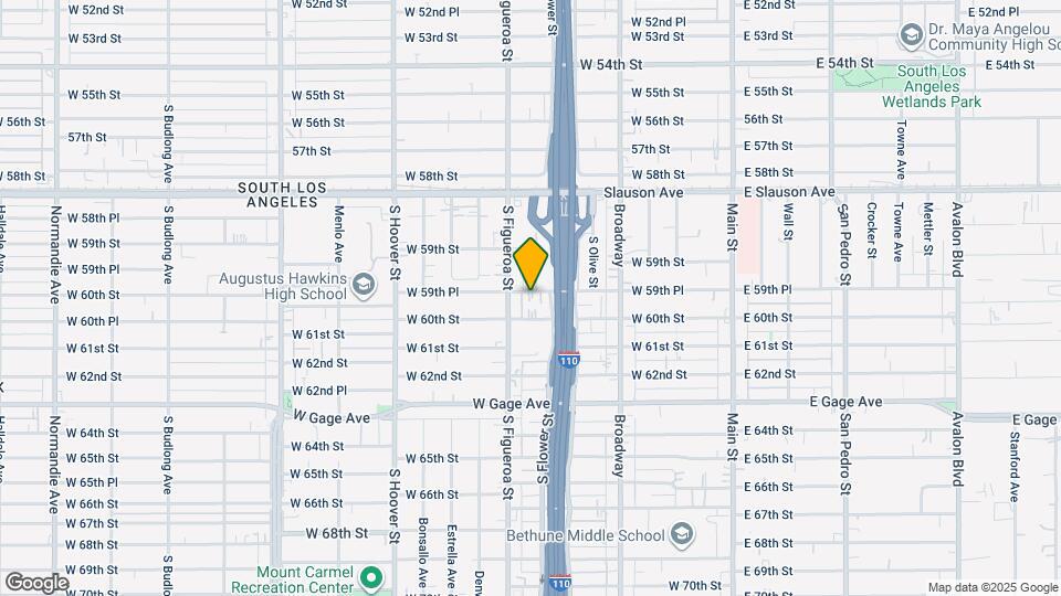 454 W 59th Pl Map and Location Details