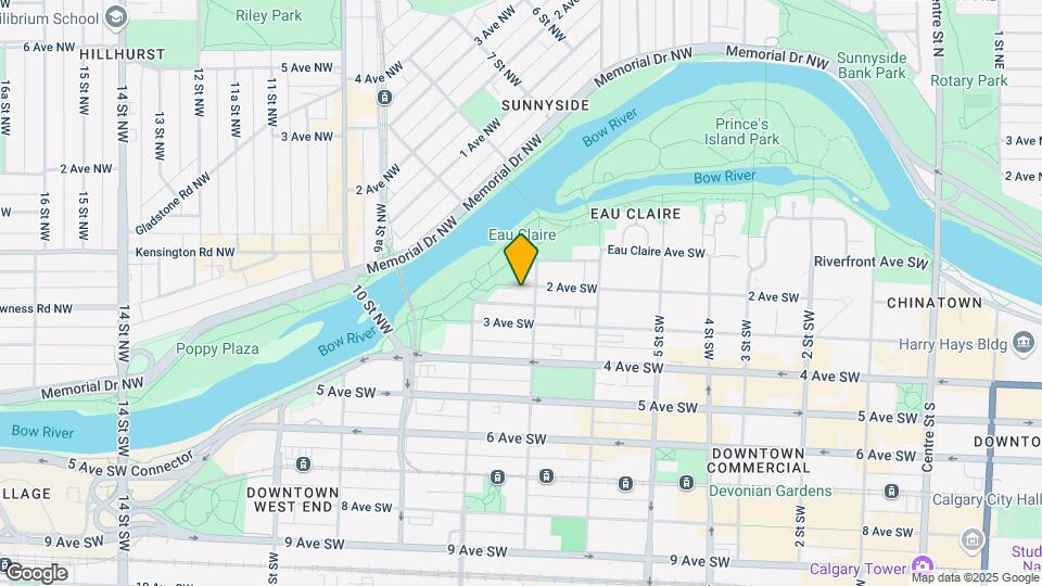 Eau Claire Lookout Map and Location Details
