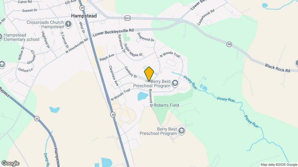 824 Century St Map and Location Details