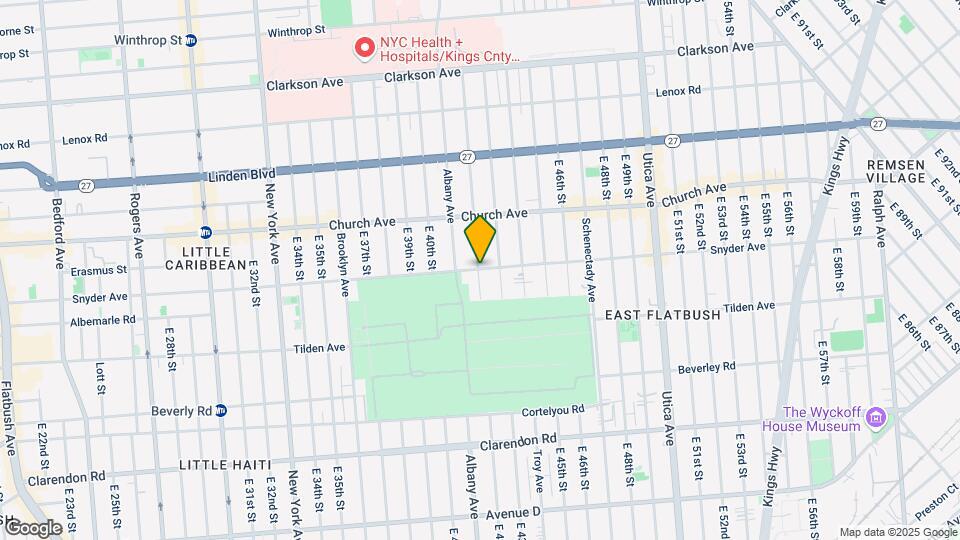 4209 Snyder Ave Map and Location Details