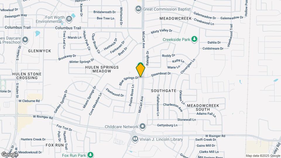 8301 Clearbrook Dr Map and Location Details