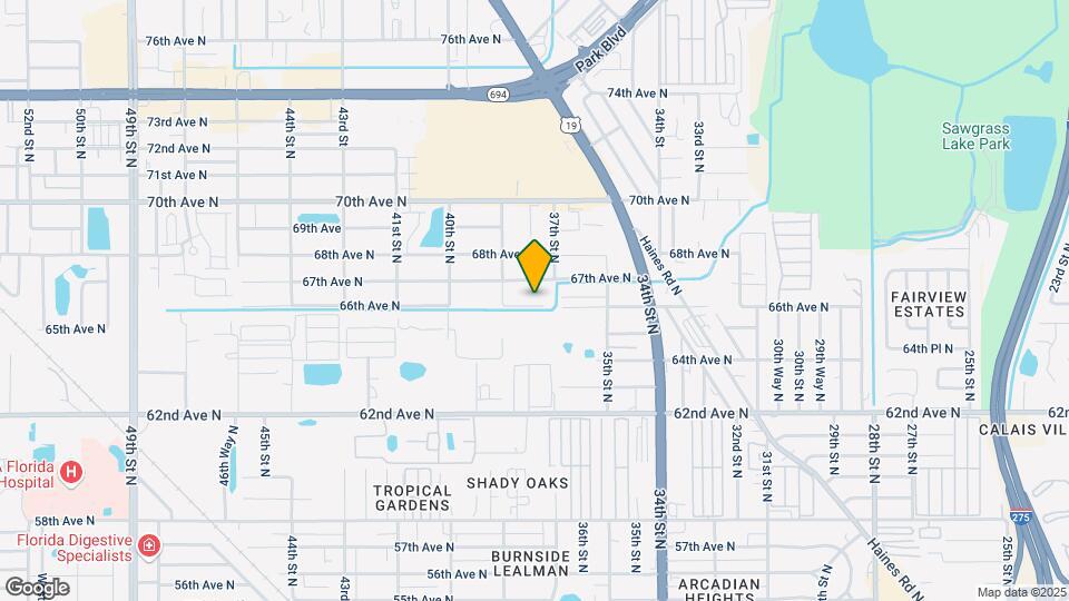 3735 66th Ave N-Unit -B Map and Location Details