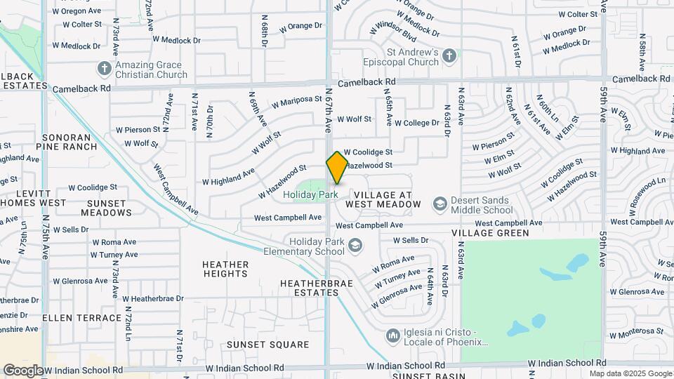 4545 N 67th Ave Mapa y Detalles de la Ubicación