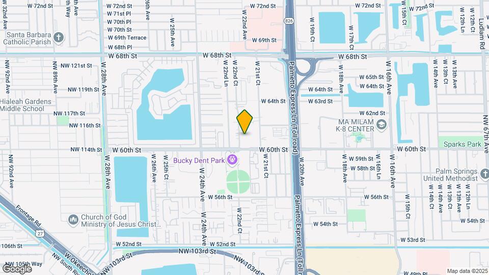 6091 W 22nd Ct Map and Location Details