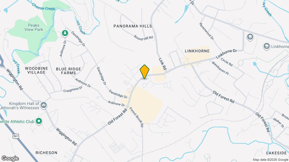 3203 Old Forest Rd Map and Location Details