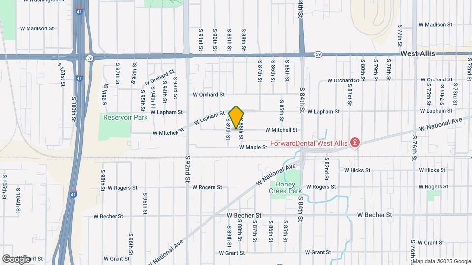 8811-8815 W Mitchell St Map and Location Details