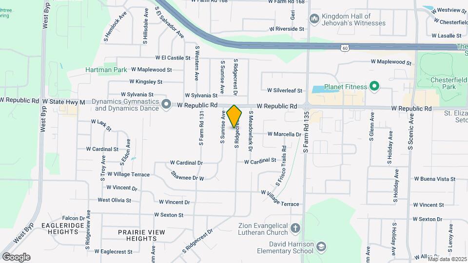 4267 S Ridgecrest Dr Map and Location Details