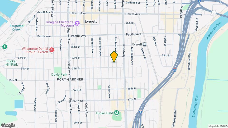 3322 Lombard Ave Map and Location Details