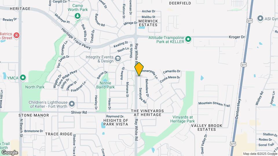 9141 Saratoga Rd Map and Location Details