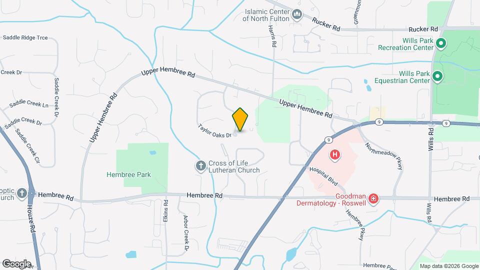 1140 Taylor Oaks Dr Map and Location Details