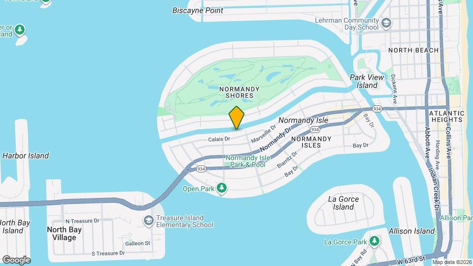 1735 Calais Dr Map and Location Details