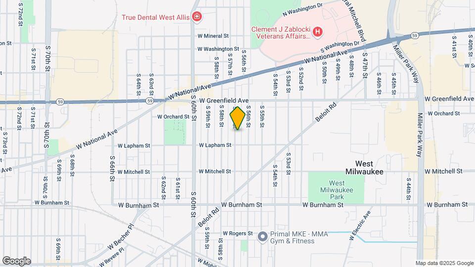 1548 S 57th St Map and Location Details
