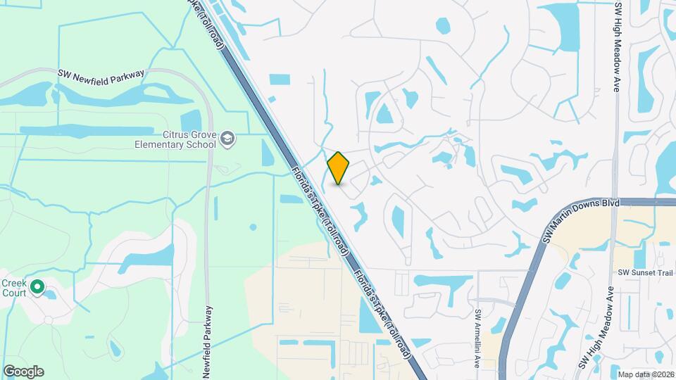 2621 SW Egret Pond Cir Map and Location Details