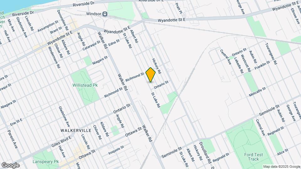 Spacious - 2 bed 1 bath unit for rent Map and Location Details