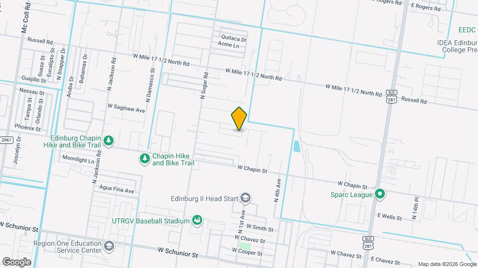 1205 W Sucre Dr Map and Location Details