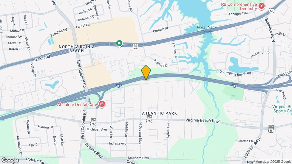 1486 Old Virginia Beach Rd Map and Location Details