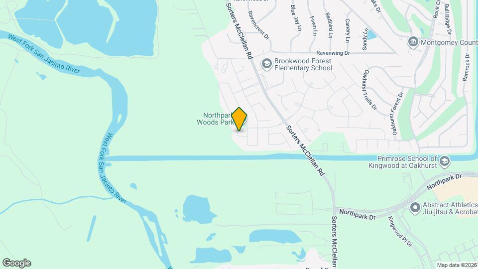 25511 Northpark Lake Dr Map and Location Details