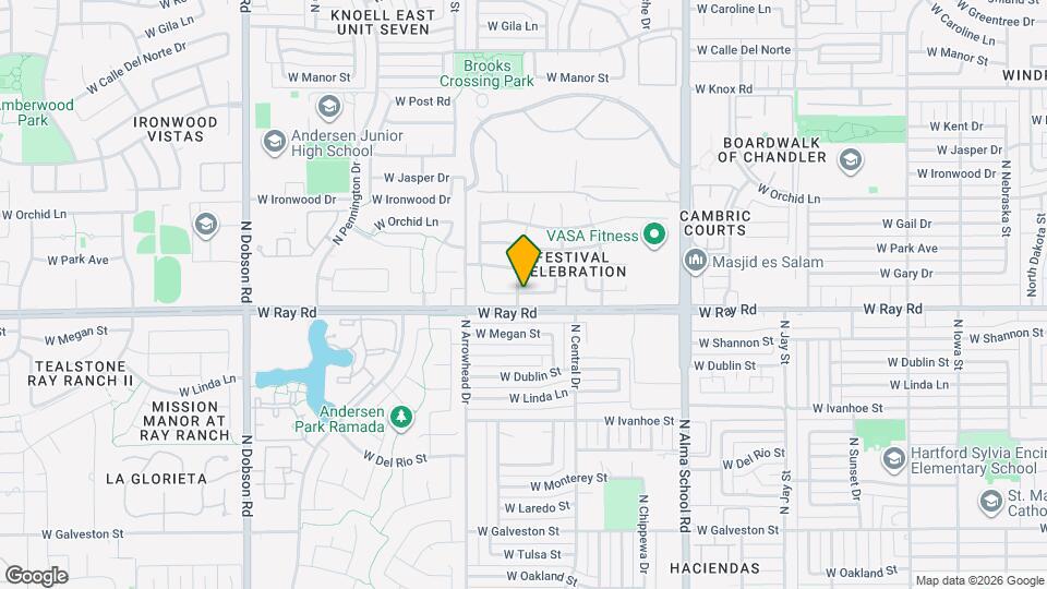 1393 W Hopi Dr Map and Location Details