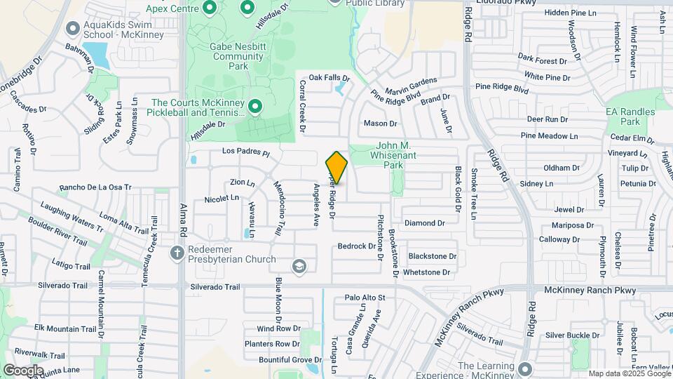 3601 Copper Ridge Dr Map and Location Details