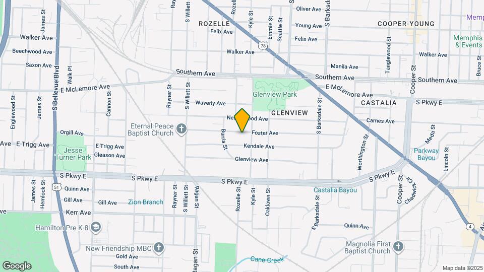 1697 Foster Ave Map and Location Details
