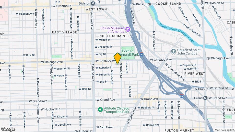 1414 W Superior St Map and Location Details