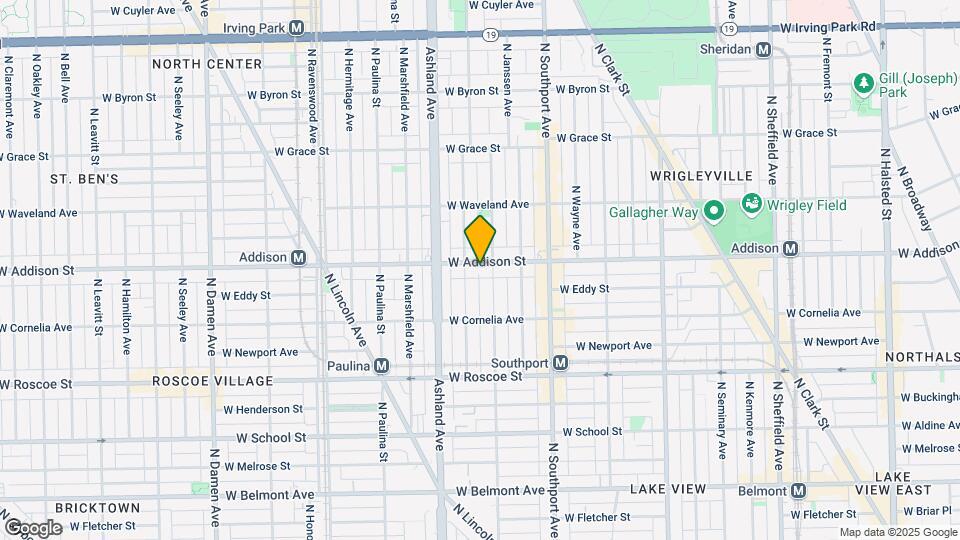 1511 Addison St Map and Location Details