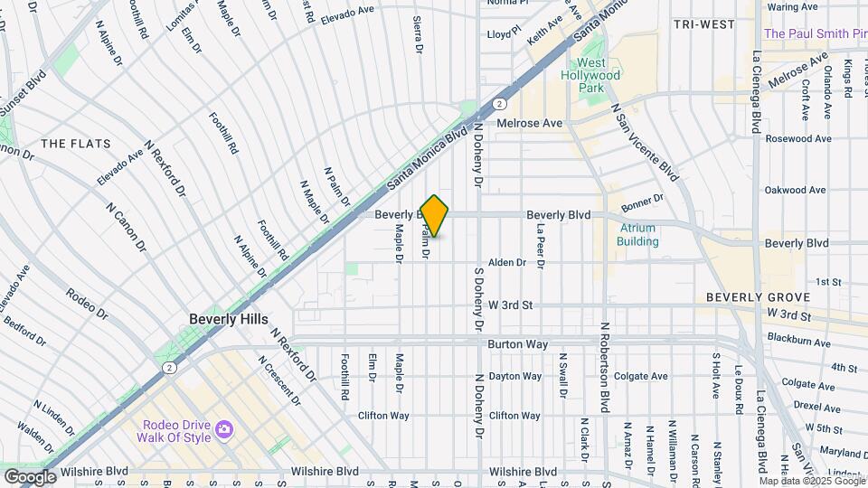 408 N Palm Dr Map and Location Details