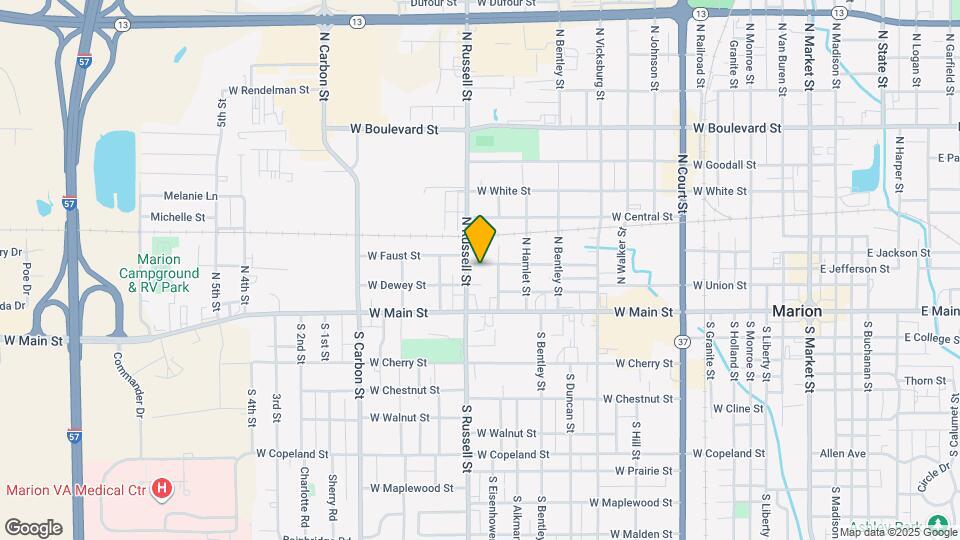 109 N Russell St Map and Location Details