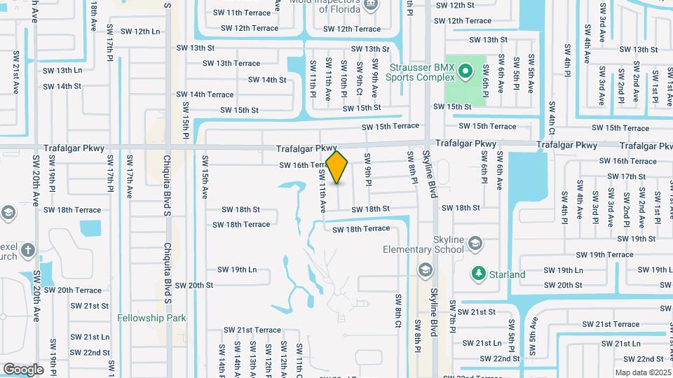 1706 SW 10th Pl Map and Location Details