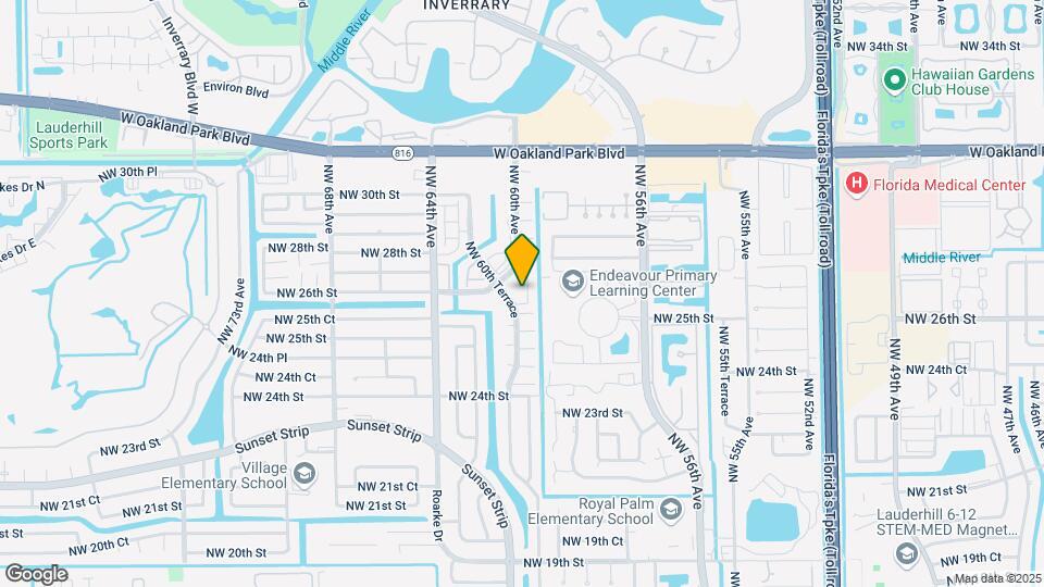 2631 NW 60th Way Map and Location Details