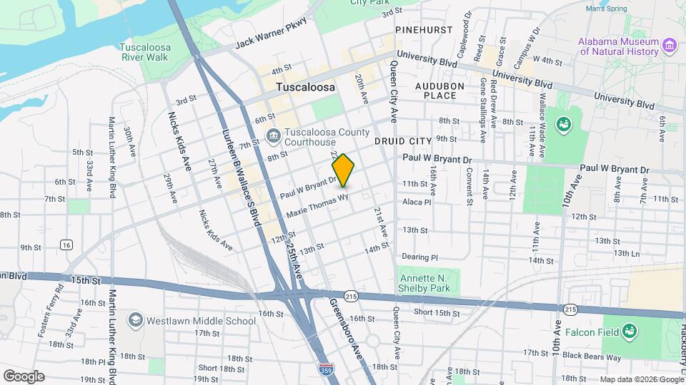 2202 Maxie Thomas Way Mapa y Detalles de la Ubicación