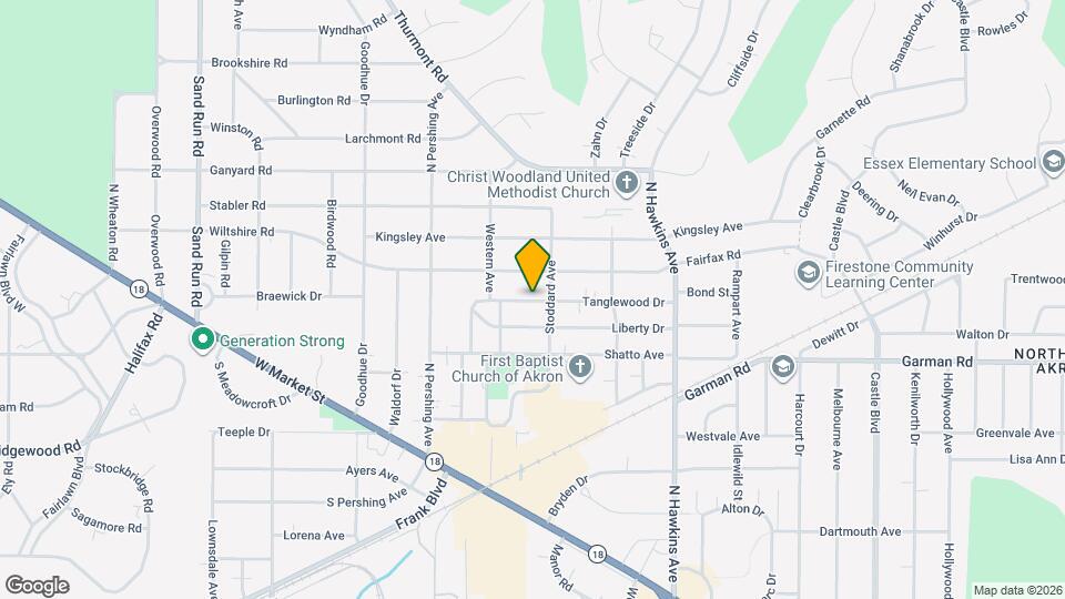 1771 Tanglewood Dr Mapa y Detalles de la Ubicación