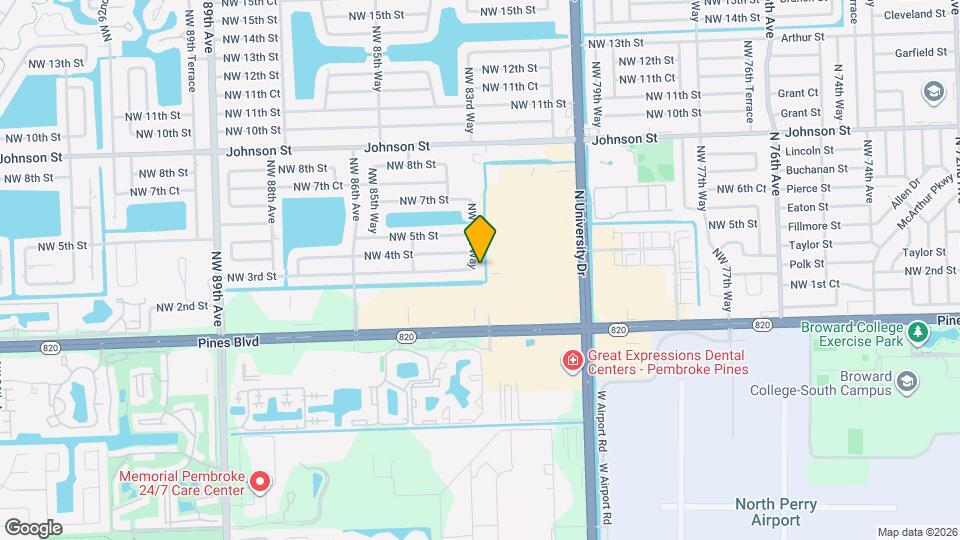 301 NW 83rd Way Mapa y Detalles de la Ubicación