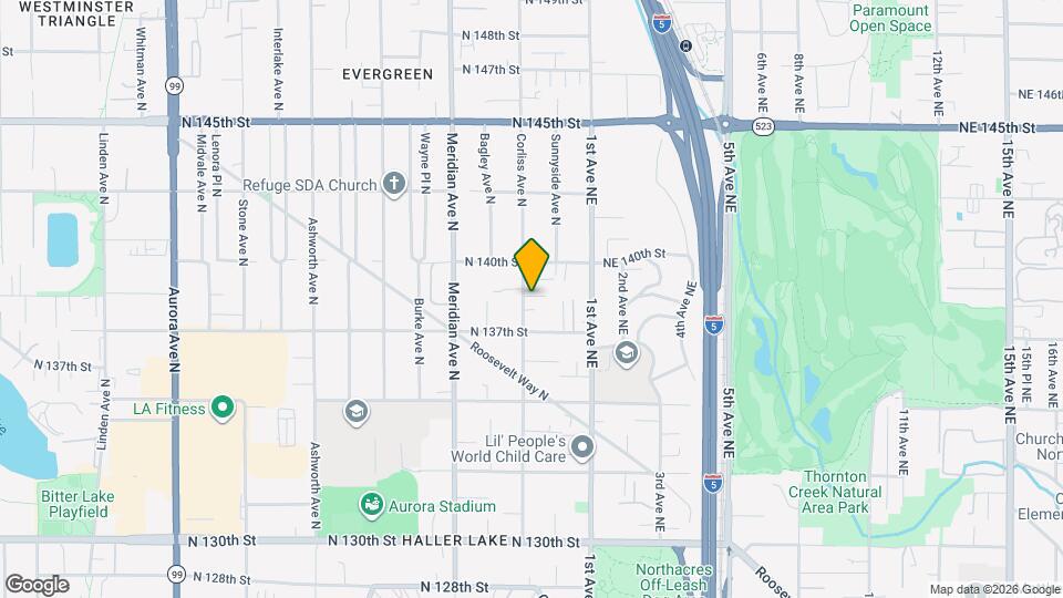 13724 Corliss Ave N Mapa y Detalles de la Ubicación