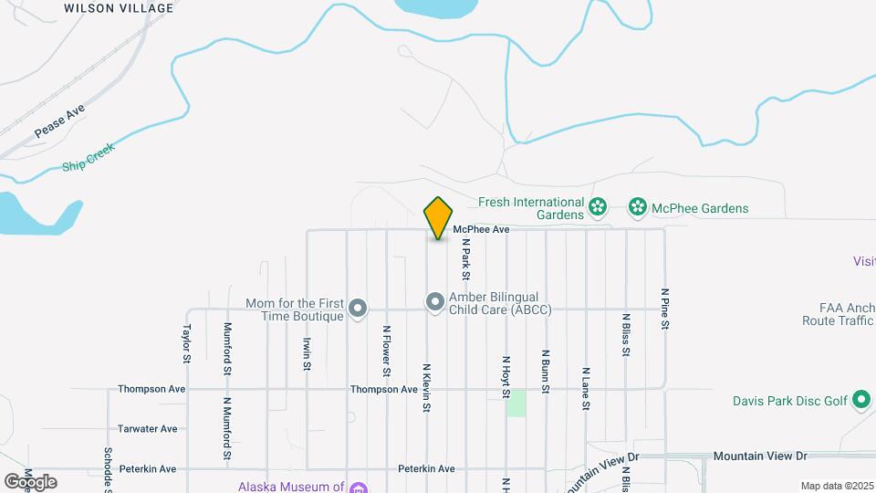 825 N Klevin St Mapa y Detalles de la Ubicación