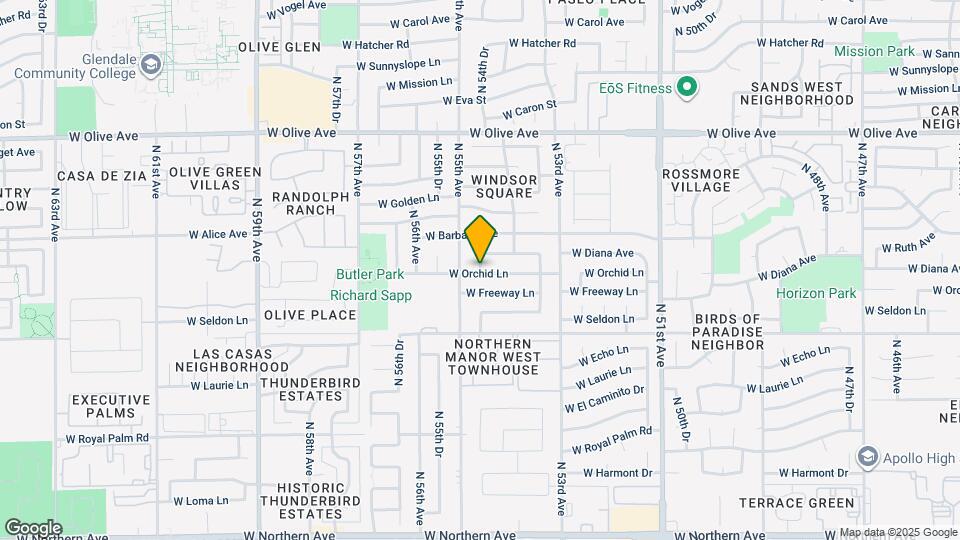 8521 N 54th Dr Map and Location Details