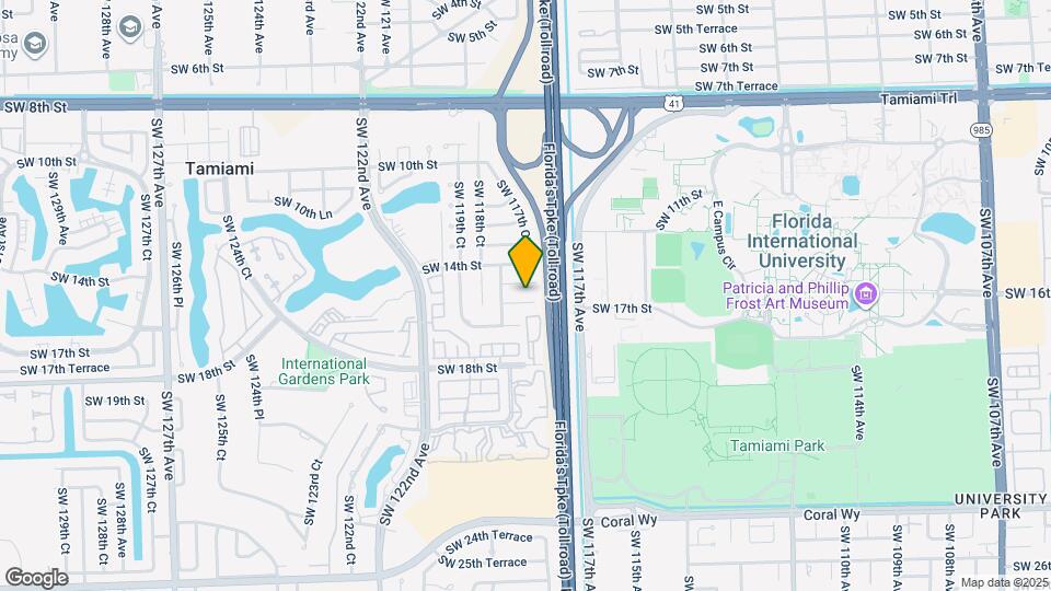 11763 SW 15th St Map and Location Details