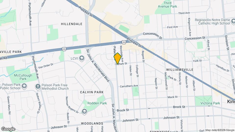 292 Park St Map and Location Details