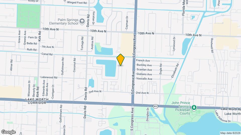 3611 Elizabeth St Map and Location Details