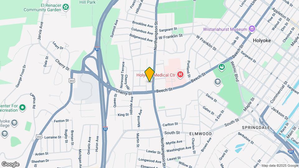 1857 Northampton St, Unit Holyoke, Northampton st Map and Location Details