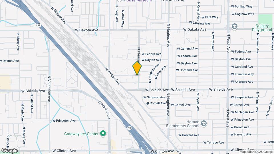 3335 N Pleasant Ave Map and Location Details