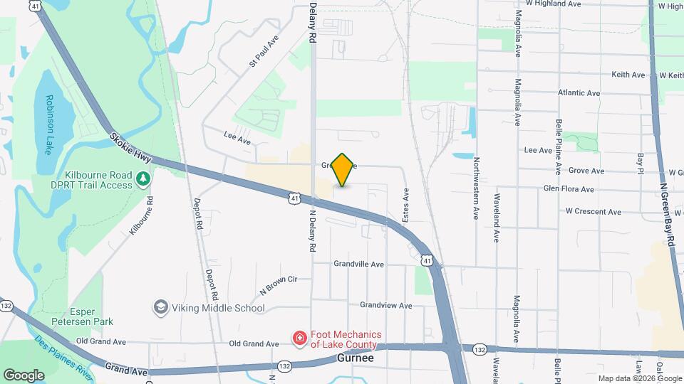 Gurnee Woods Map and Location Details